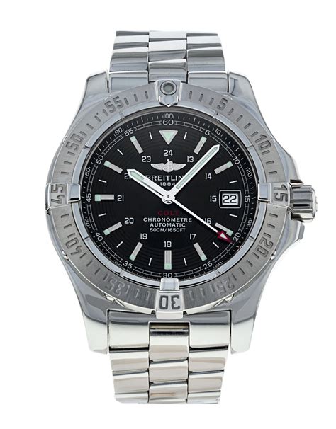 breitling colt gents automatic watch|Breitling colt watch charts.